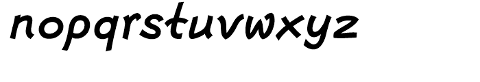 Escript Bold Italic Font LOWERCASE