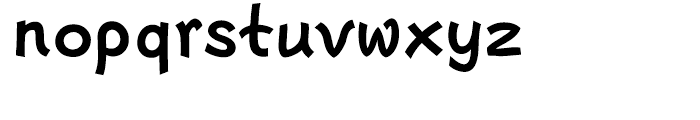 Escript Bold Font LOWERCASE