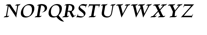 Escritura DemiBold Italic Font UPPERCASE