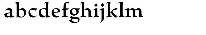Escritura DemiBold Font LOWERCASE