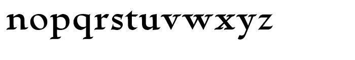 Escritura DemiBold Font LOWERCASE