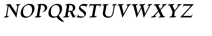 Escritura Display DemiBold Italic Font UPPERCASE