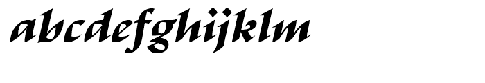 Escritura Display ExtraBold Italic Font LOWERCASE