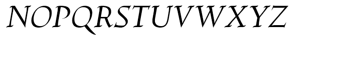 Escritura Display Italic Font UPPERCASE