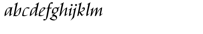 Escritura Display Italic Font LOWERCASE