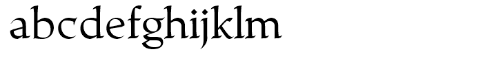 Escritura Display Regular Font LOWERCASE