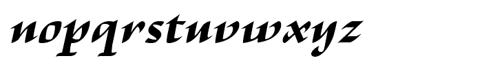 Escritura ExtraBold Italic Font LOWERCASE
