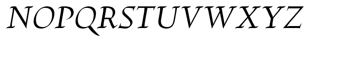 Escritura Italic Font UPPERCASE