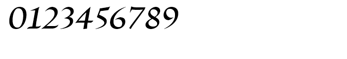 Escritura Medium Italic Font OTHER CHARS