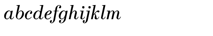 Escrow Display Italic Font LOWERCASE