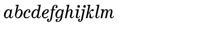 Escrow Text Italic Font LOWERCASE