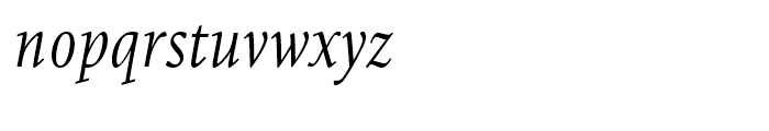 Eskapade Regular Italic Font LOWERCASE