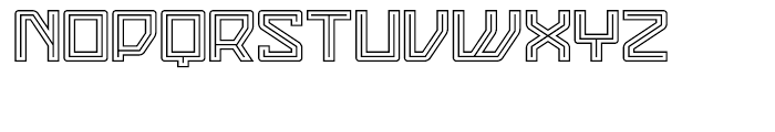 Eslava Double Line Font UPPERCASE
