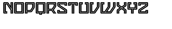 Eslava Inline Font LOWERCASE