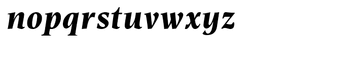 Esperanto Bold Italic Font LOWERCASE