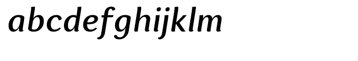 Espuma Pro Medium Italic Font LOWERCASE