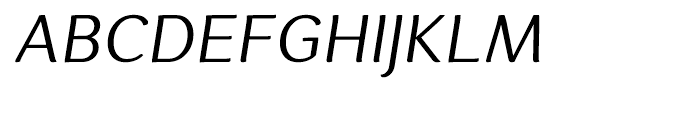 Espuma Pro Thin Italic Font UPPERCASE