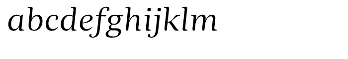 Esta Italic Font LOWERCASE