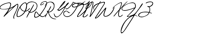 Estelle Handwriting Regular Font UPPERCASE