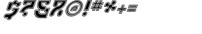 Estuki Italic Font OTHER CHARS