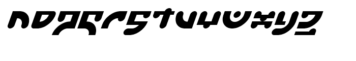Estuki Outline Italic Font LOWERCASE