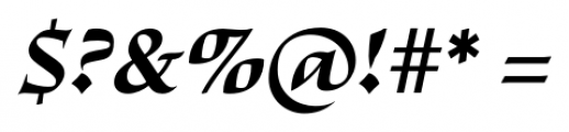 Escritura Bold Italic Font OTHER CHARS