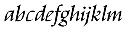 Escritura Display Italic Font LOWERCASE