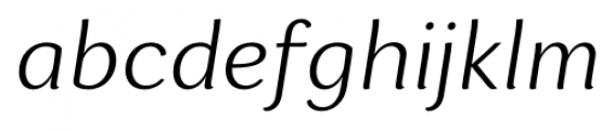 Espuma Pro Light Italic Font LOWERCASE