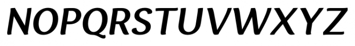 Espuma Pro Semi Bold Italic Font UPPERCASE