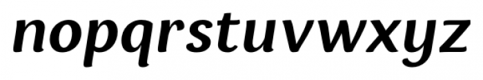 Espuma Pro Semi Bold Italic Font LOWERCASE