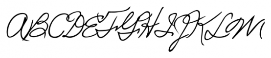 Estelle Handwriting Regular Font UPPERCASE