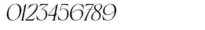Esarolin Glamour Oblique Font OTHER CHARS