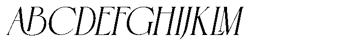 Esarolin Glamour Oblique Font UPPERCASE