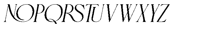 Esarolin Glamour Oblique Font UPPERCASE