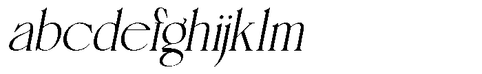 Esarolin Glamour Oblique FONT
