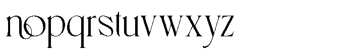 Esarolin Glamour Regular Font LOWERCASE