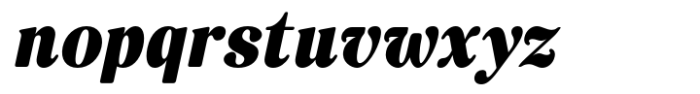 Esatis Smoothen Black Italic Font LOWERCASE