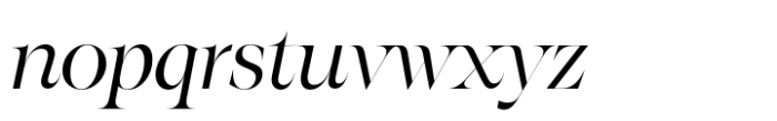 Eschaton Xtra Italic Font LOWERCASE