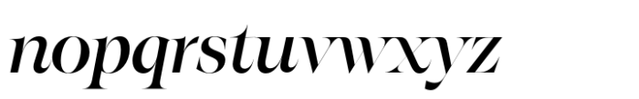 Eschaton Xtra Medium Italic Font LOWERCASE