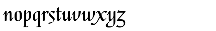 Escorial Classic Font LOWERCASE