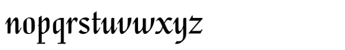 Escorial Concise Font LOWERCASE