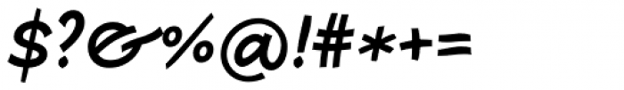 Escript Bold Italic Font OTHER CHARS