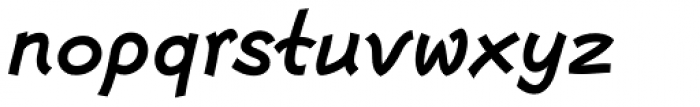 Escript Bold Italic Font LOWERCASE