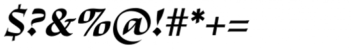 Escritura Bold Italic Font OTHER CHARS
