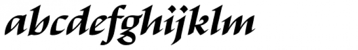 Escritura Display Bold Italic Font LOWERCASE