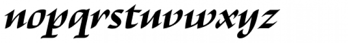 Escritura Display Bold Italic Font LOWERCASE