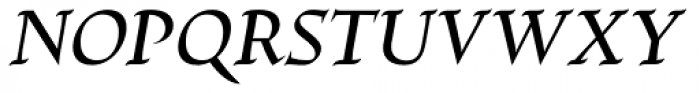 Escritura Display Medium Italic Font UPPERCASE