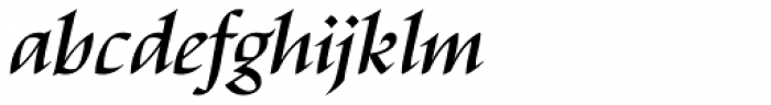 Escritura Display Medium Italic Font LOWERCASE