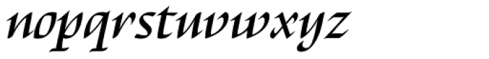 Escritura Display Medium Italic Font LOWERCASE
