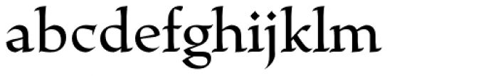 Escritura Hebrew Medium Font LOWERCASE